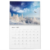 Kalender Winterparadies mittlerer Größe (Mär 2027)