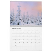 Kalender Winterparadies mittlerer Größe (Feb 2027)