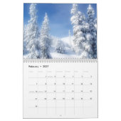 Kalender Winterparadies mittlerer Größe (Feb 2027)