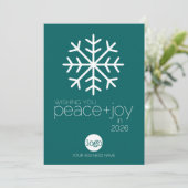 Kalender wünschen Frieden Freude Weihnachten (Stehend Vorderseite)