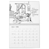 Kalender zum ausmalen Home Sweet Home Handarbeit (Mär 2026)