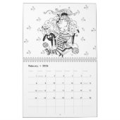 Kalender zum ausmalen Home Sweet Home Handarbeit (Feb 2026)