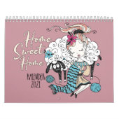 Kalender zum ausmalen Home Sweet Home Handarbeit (Titelbild)