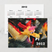 Kalenderdrache 2012 Postkarte (Vorne/Hinten)