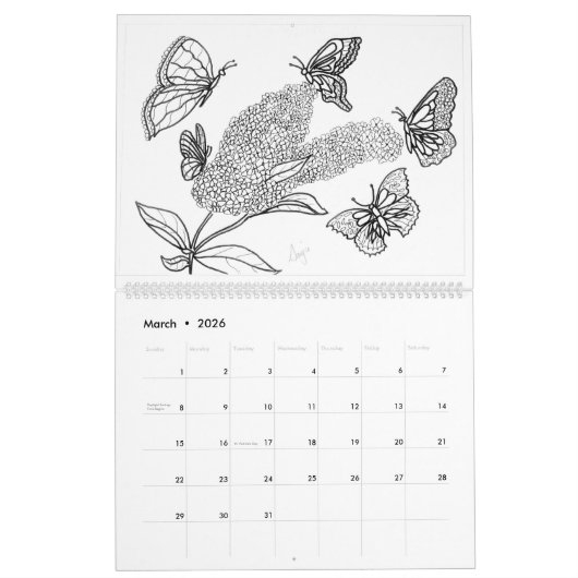 Kalenderfarben Kalender (Mär 2026)