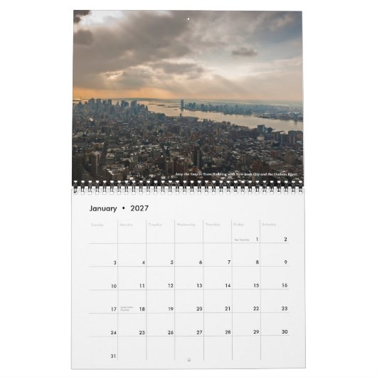 Kalenderjahr 2012, Bryan Fisher Kalender (Jan 2027)