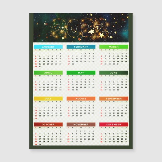 Kalenderkarte 2022 magnetkarte (Vorderseite)