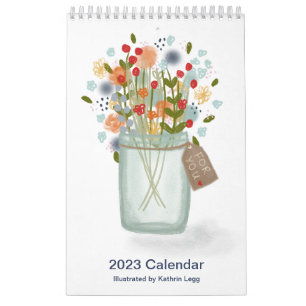 Kalenderplaner 2023 Illustriert von Kathrin Legg Kalender