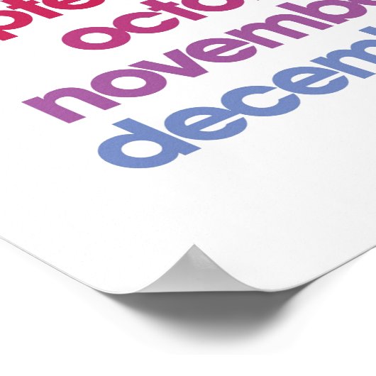 Kalenderposter 2013 - weiß poster (Ecke)