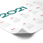 Kalenderposter 2021 poster (Ecke)