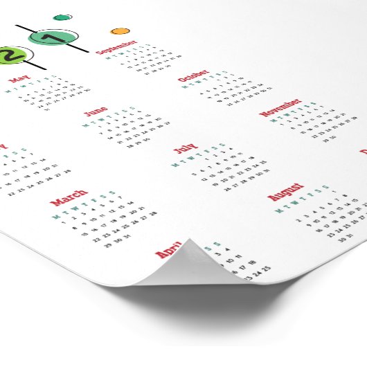 Kalenderposter 2021 poster (Ecke)