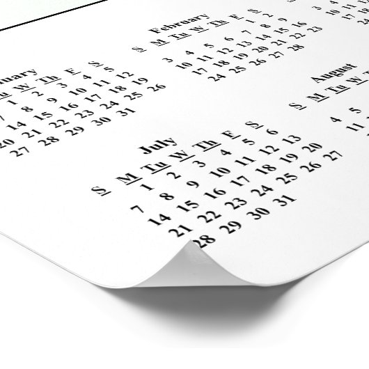 Kalenderprogramm 2013 poster (Ecke)