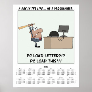 Kalenderprogramm 2013 poster
