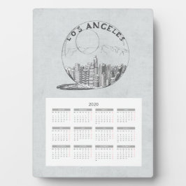 Kalenderreisestadt Volljahr 2020 Fotoplatte