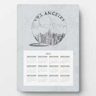 Kalenderreisestadt Volljahr 2020 Fotoplatte