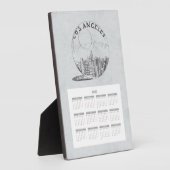 Kalenderreisestadt Volljahr 2020 Fotoplatte (Seite)