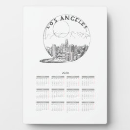 Kalenderreisestadt Volljahr 2020 Fotoplatte