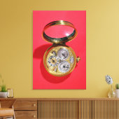 Kalenderuhr, c.1690 leinwanddruck (Insitu (Wohnzimmer))