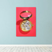 Kalenderuhr, c.1690 leinwanddruck (Insitu (Holzboden))