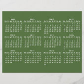 Kalendervorlage 2015 flyer (Vorne)