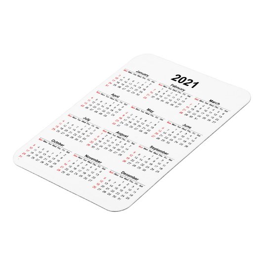 Kalenderzeitschrift 2021 magnet (Linke Seite)