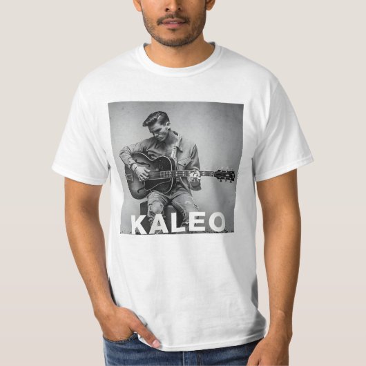 Kaleo mit Gitarre T-Shirt (Vorderseite)