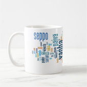 Kaleva Wordcloud Tasse (Links)