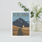 Kalfafell Island Postkarte (Stehend Vorderseite)