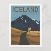 Kalfafell Island Postkarte (Vorderseite)