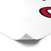 Kalgary Polnisch Kanadischer Leaf Poster (Ecke)