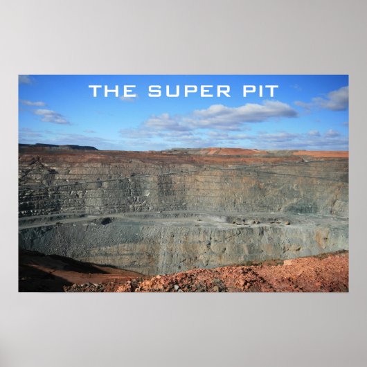 Kalgoorlie Super Pit Mine Poster (Vorne)