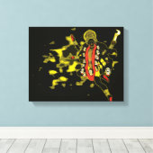 Kali, die dunkle Göttin Leinwanddruck (Insitu (Holzboden))