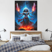 Kali Erhebung Leinwanddruck (Insitu (Schlafzimmer))