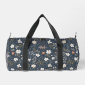 Kali Floral Blossom Mit Monogramm Duffle Bag (Rückseite)