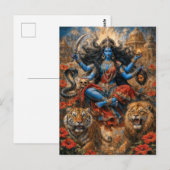 Kali Garden Postkarte (Vorne/Hinten)