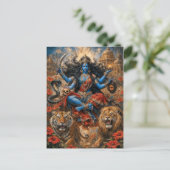 Kali-Garten Postkarte (Stehend Vorderseite)