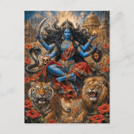 Kali-Garten Postkarte (Vorderseite)