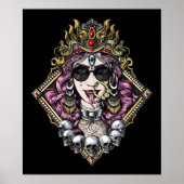 Kali Gothic Hindu Goddess Poster (Vorne)