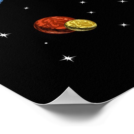 Kali Hindu Goddess Poster (Ecke)