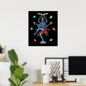Kali Hindu Goddess Poster (Heimbüro)
