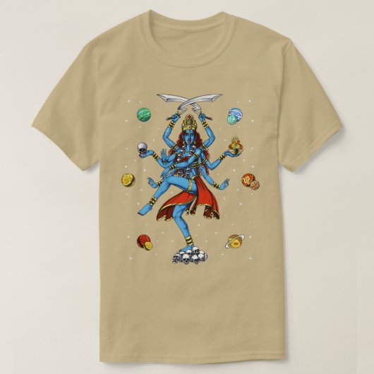 Kali Hindu Goddess T-Shirt (Design vorne)