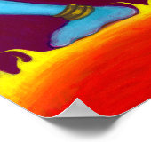 Kali hinteru goddess gothess Art Print Poster (Ecke)