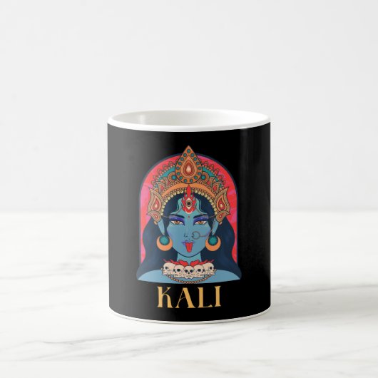 Kali-Hinteru-Göttlichkeit Kaffeetasse (Mittel)
