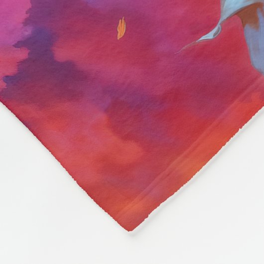 Kali in Dance Fleecedecke (Ecke)