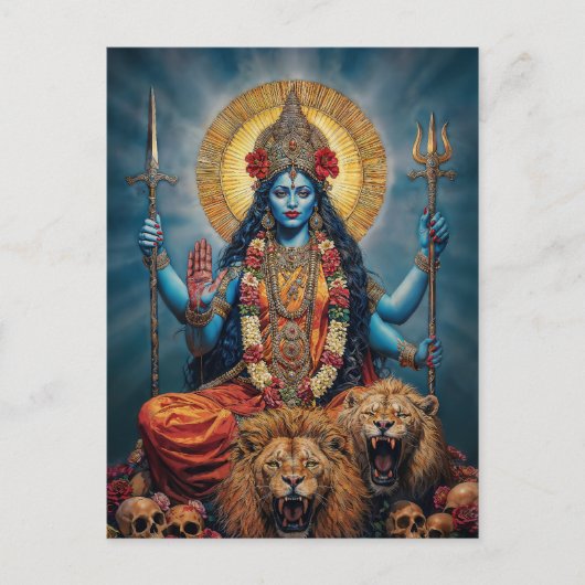 Kali Innerhalb Postkarte (Vorderseite)
