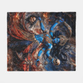 Kali-Kraft Fleecedecke (Vorderseite (Horizontal))