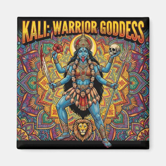 Kali Kriegergöttin Magnet (Vorne)