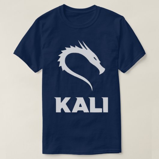 Kali Linux Cyber Security Hacking Fun T T-Shirt (Design vorne)