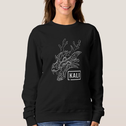 Kali Linux Hacker Technologie für Netzwerkingenieu Sweatshirt (Vorderseite)