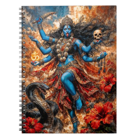 Kali Ma Fantasy-Illustration Notizblock (Vorderseite)
